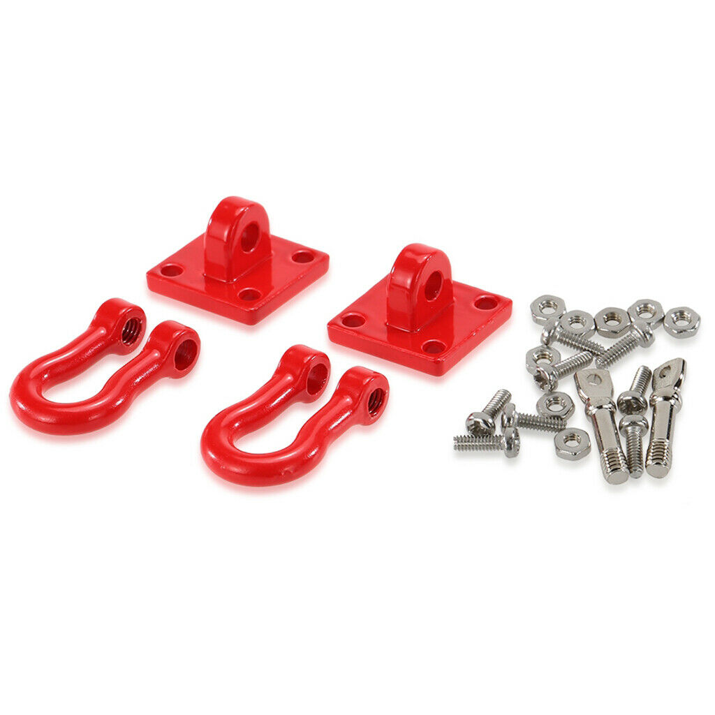 2x 1/10 RC Truck Truggy Repair Tool Box W/ Tow Hook Trailer Chain for RC4WD TF2