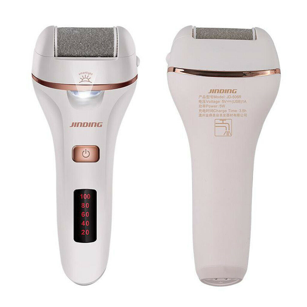 Electric Callus Remover w/Light For Feet Tool Foot File Dead Skin Remover