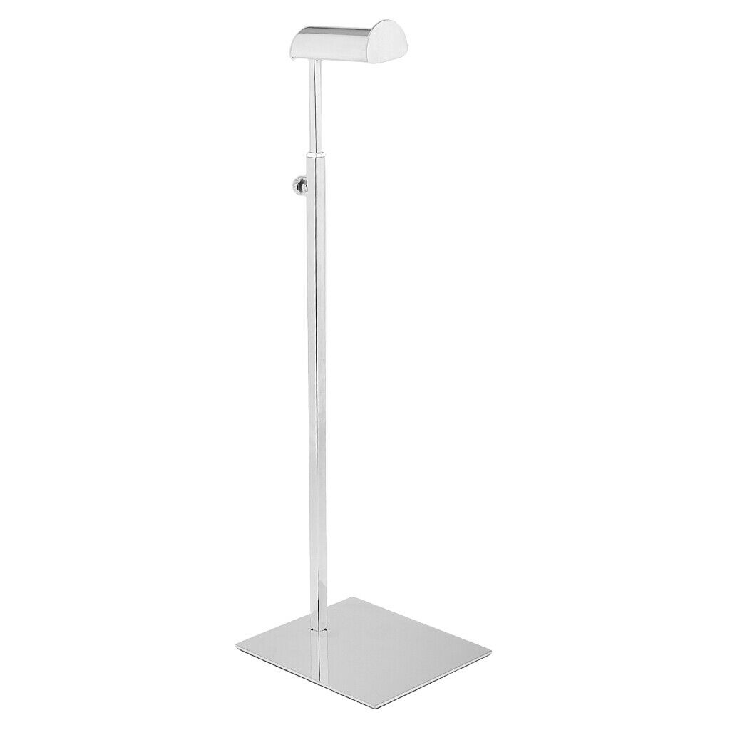 Adjustable Handbag Display Stand Rack Bag Purse Shelf Stainless Steel 15x12x38cm