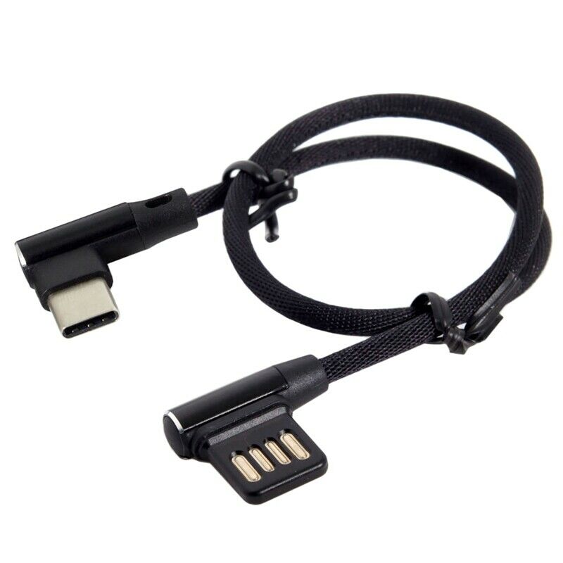 Usb-C 3.1 Type-C To Left Right Angled 90 Degree Usb 2.0 Data Cable with SleeveA2