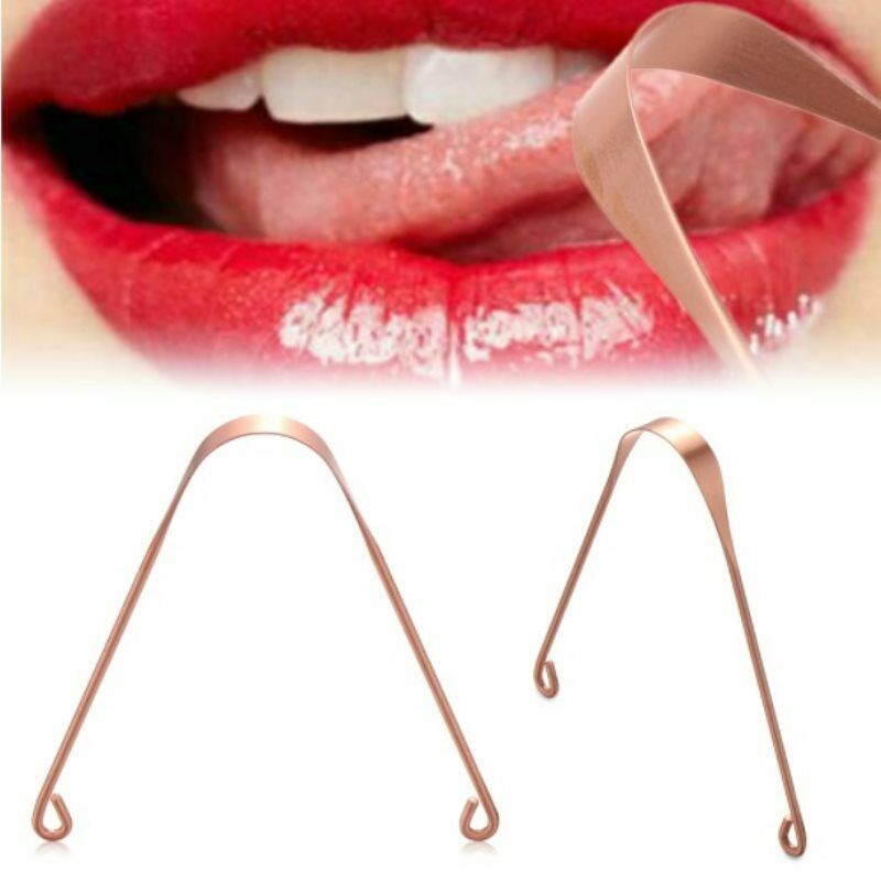 1PC Tongue Scraper Cleaner Dental Cleaning Care Fresh Breath Oral HygieneM Rf