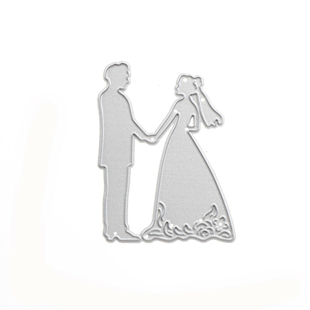 Metal Bride Groom Wedding Cutting Dies Stencils For DIY`Scrapbooking Phot.l8