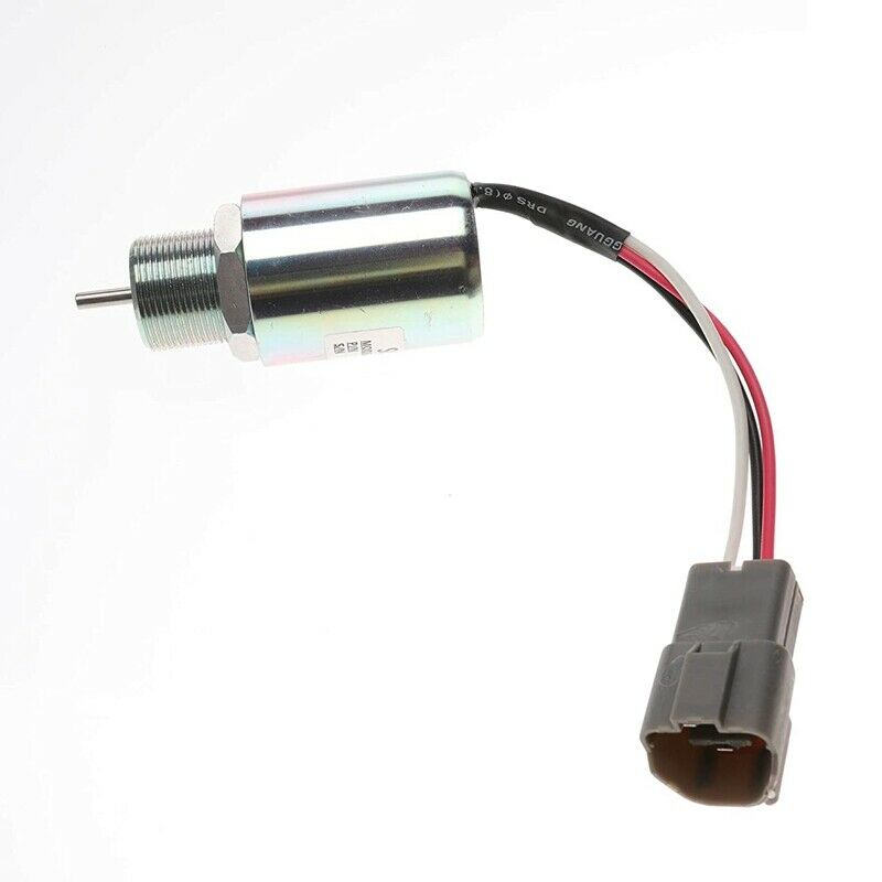 2X(SA-3725-12 30A87-00040 Fuel Shut Off Solenoid for Mitsubishi L2E L3E S3LF1F7)