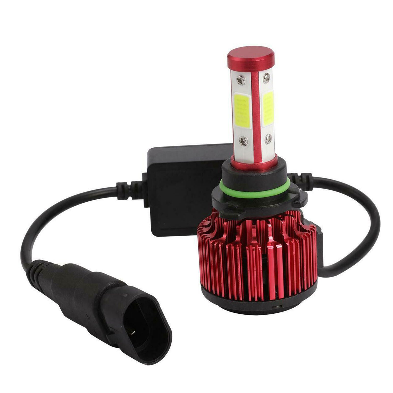 4-sides LED Headlight Kit 9006 HB4 HB4U 6000K 2600W 390000LM Fog Bulbs Pair HID