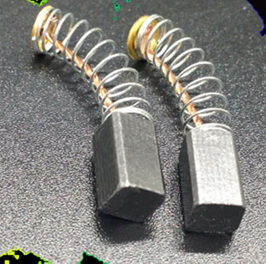 10 Pcs 5 x 5 x 11mm Power Tools Motor Parts Carbon Brushes 1/5" x 1/5" x 29/64"