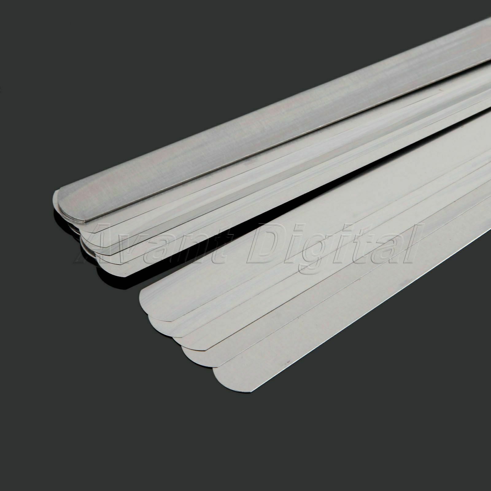 1x 300mm Long Feeler Gauge Carbon Steel 17 Blades Metric Gage Tool For Measuring
