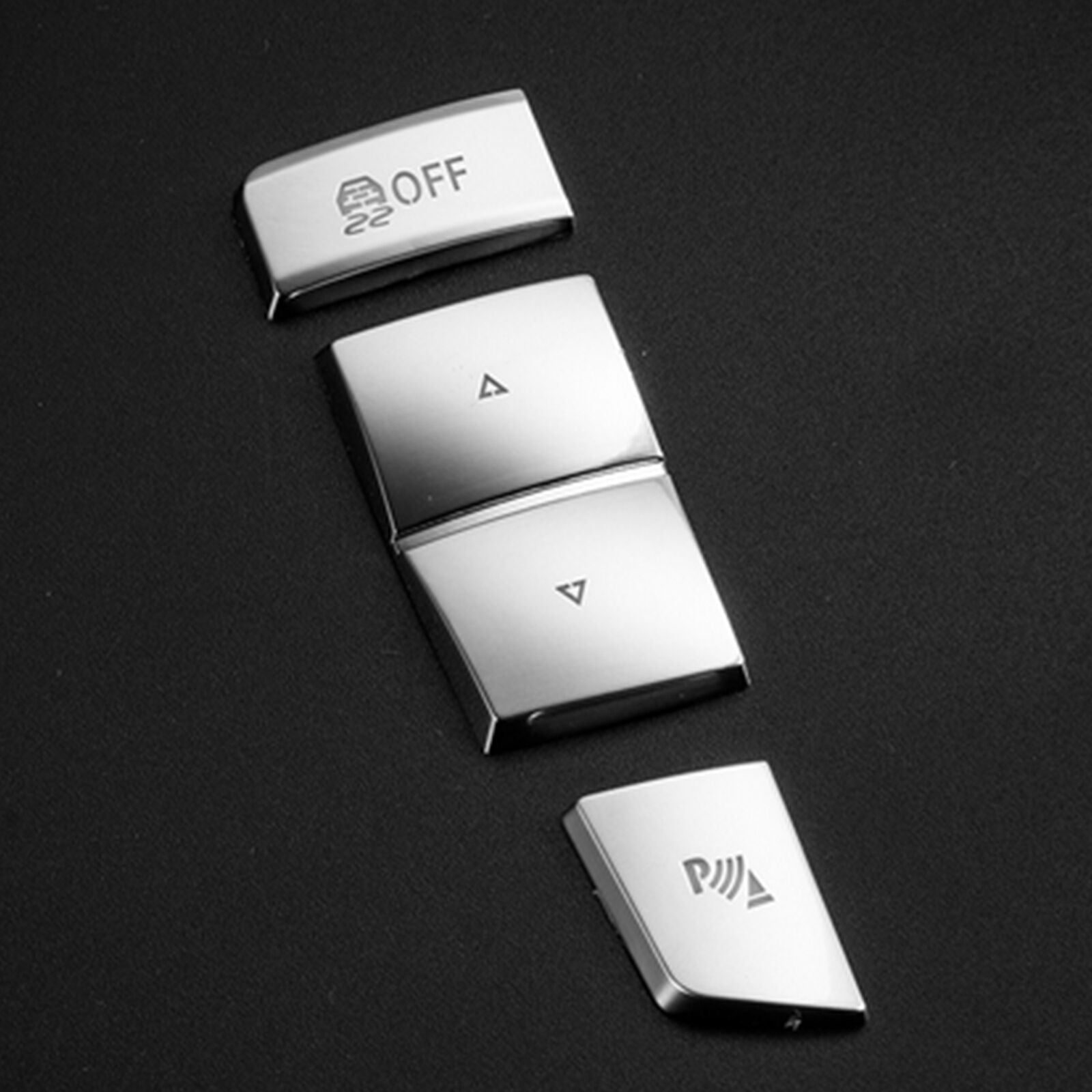 Chrome Gear Shift Parking Side Button P Sport Comfort Cover Trim For BMW F25 F26