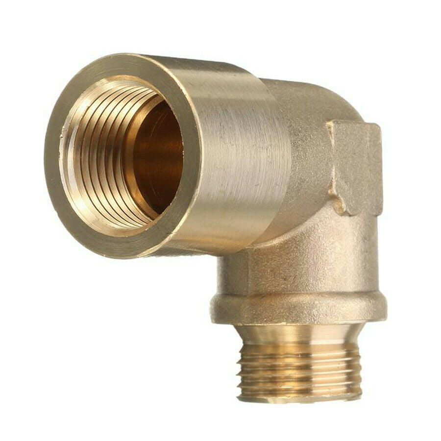 02 Bung Extension M18X1.5 O2 Oxygen Sensor Angled Extender Spacer 90Â°  Brass