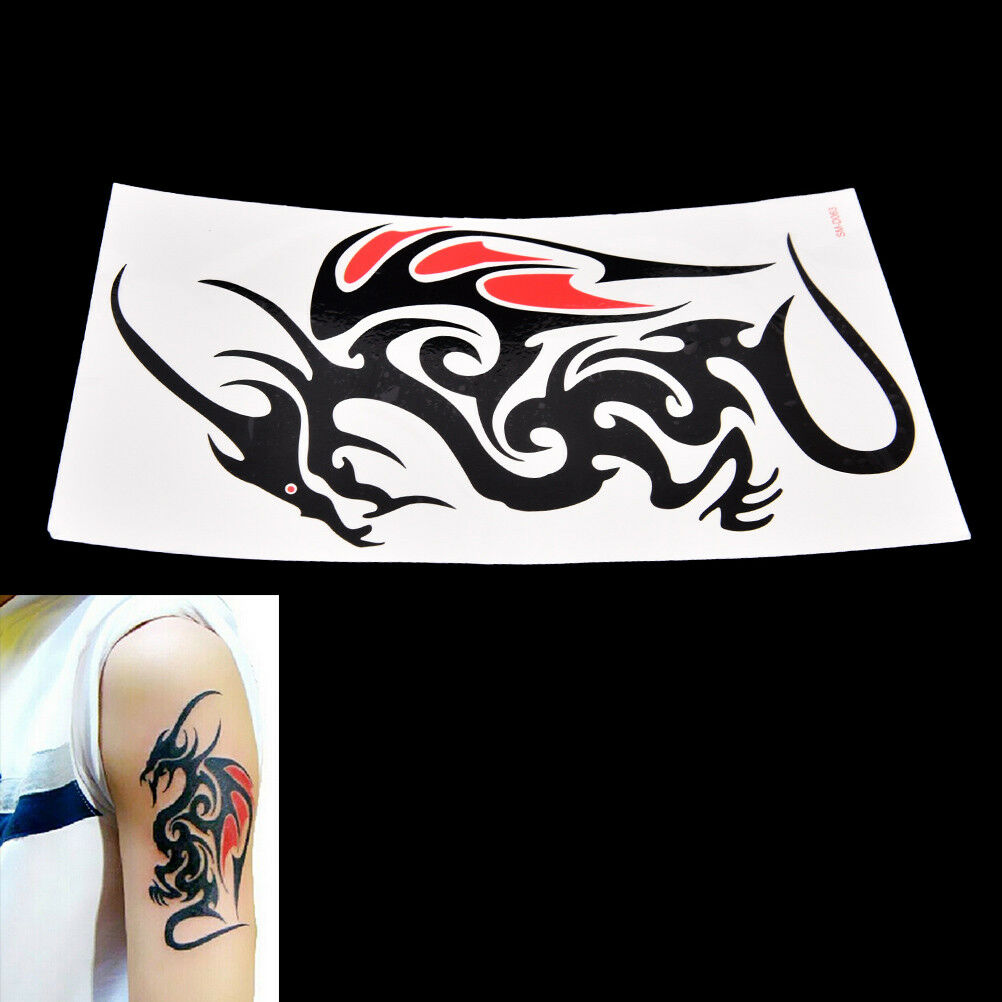 WaterproofBDemporaryBDattooSticker Body Art 10.5*6cm DragonBDattooBDotem W.l8