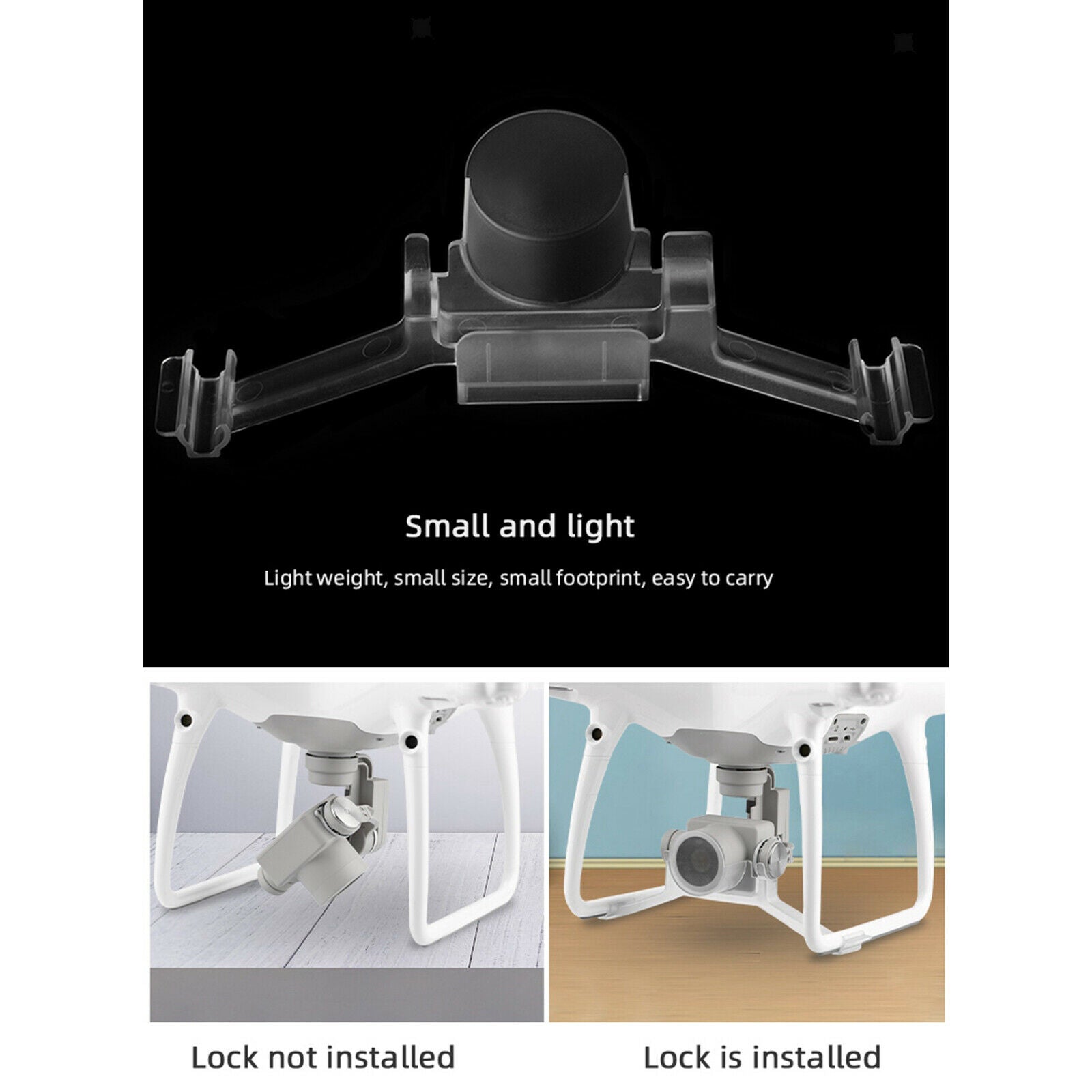 Portable Gimbal Stabilizer Lock Camera Cover for Phantom 4 Pro Accessories