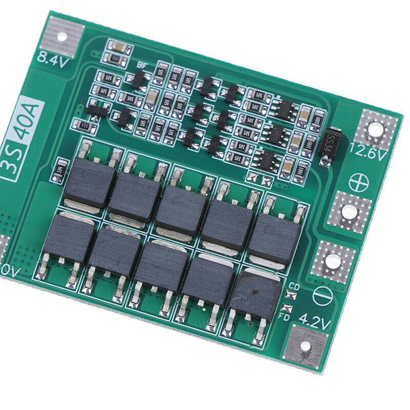 3S 40A 18650 Li-Ion Lithium Battery Charger Protection Board For Drill Motor.DD