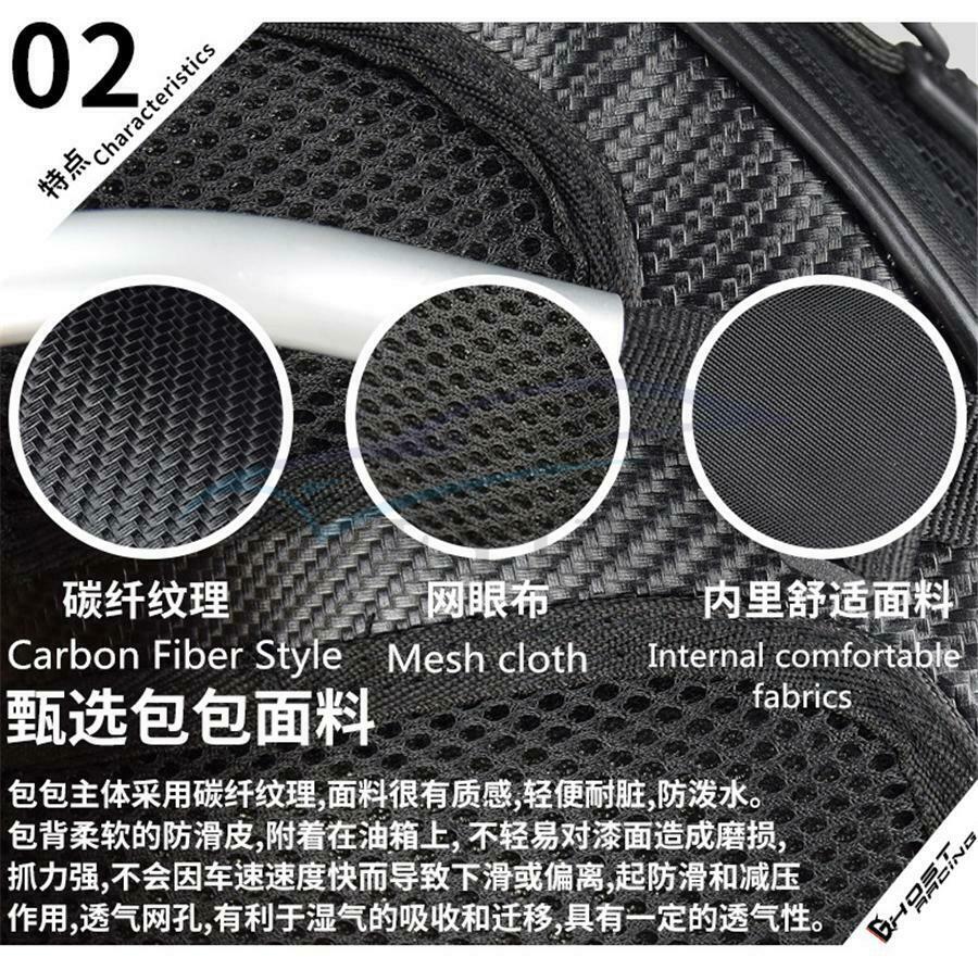 Motorcycle PULeather rear seat Tail Bag Tool bag shoulder backpack Carry Luggage