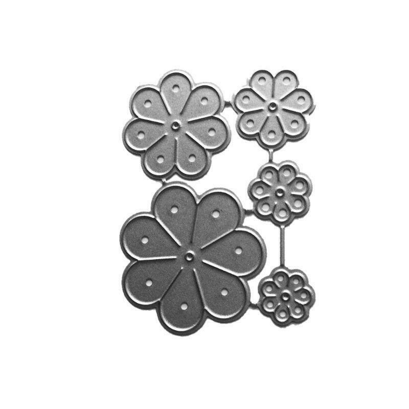 Flower Petals Metal Cutting Dies Stencil Scrapbooking DIY Album Stamp Paper Card