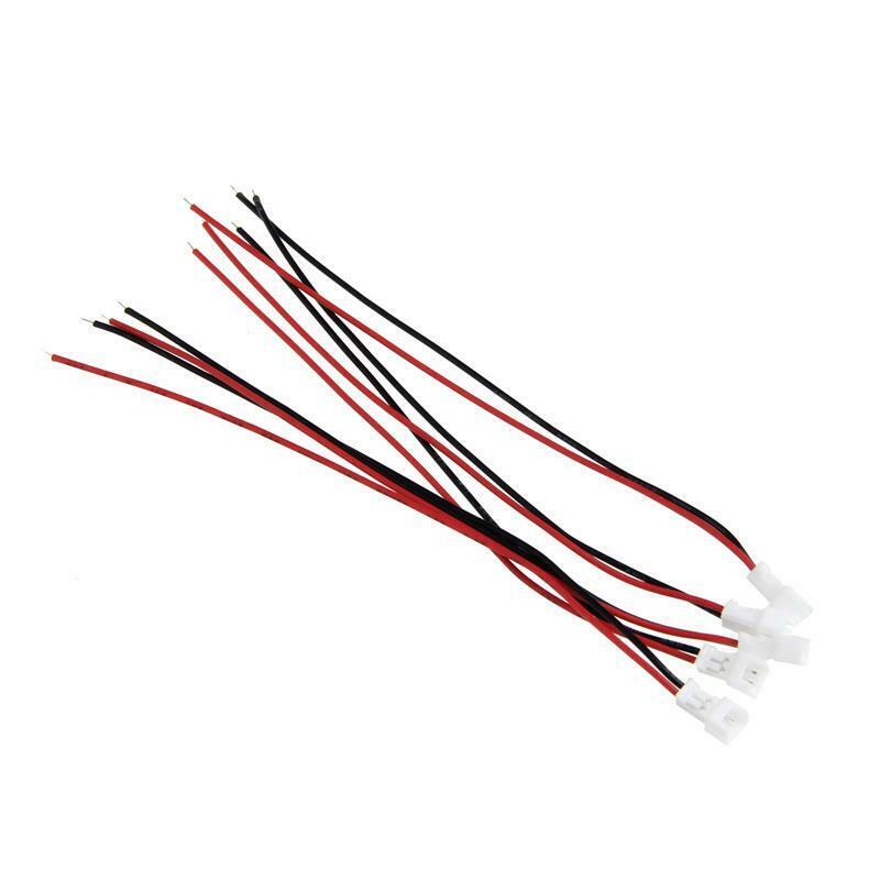 20Pair Micro JST PH 1.25 2 PIN Male Female Plug Connector With Wire Cables 100mm