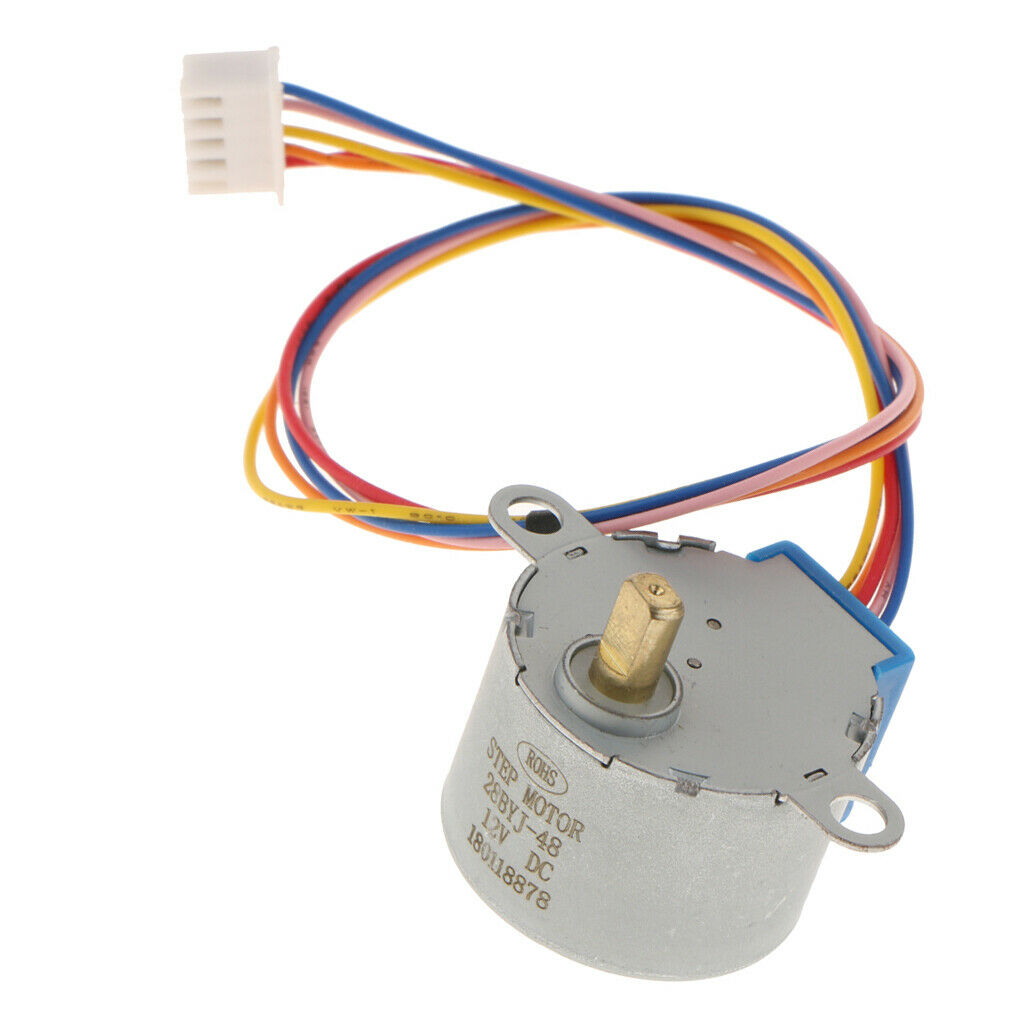 DC 12V 4 Phase Reduction Stepper Motor Gear Step Motor   Cable 23cm