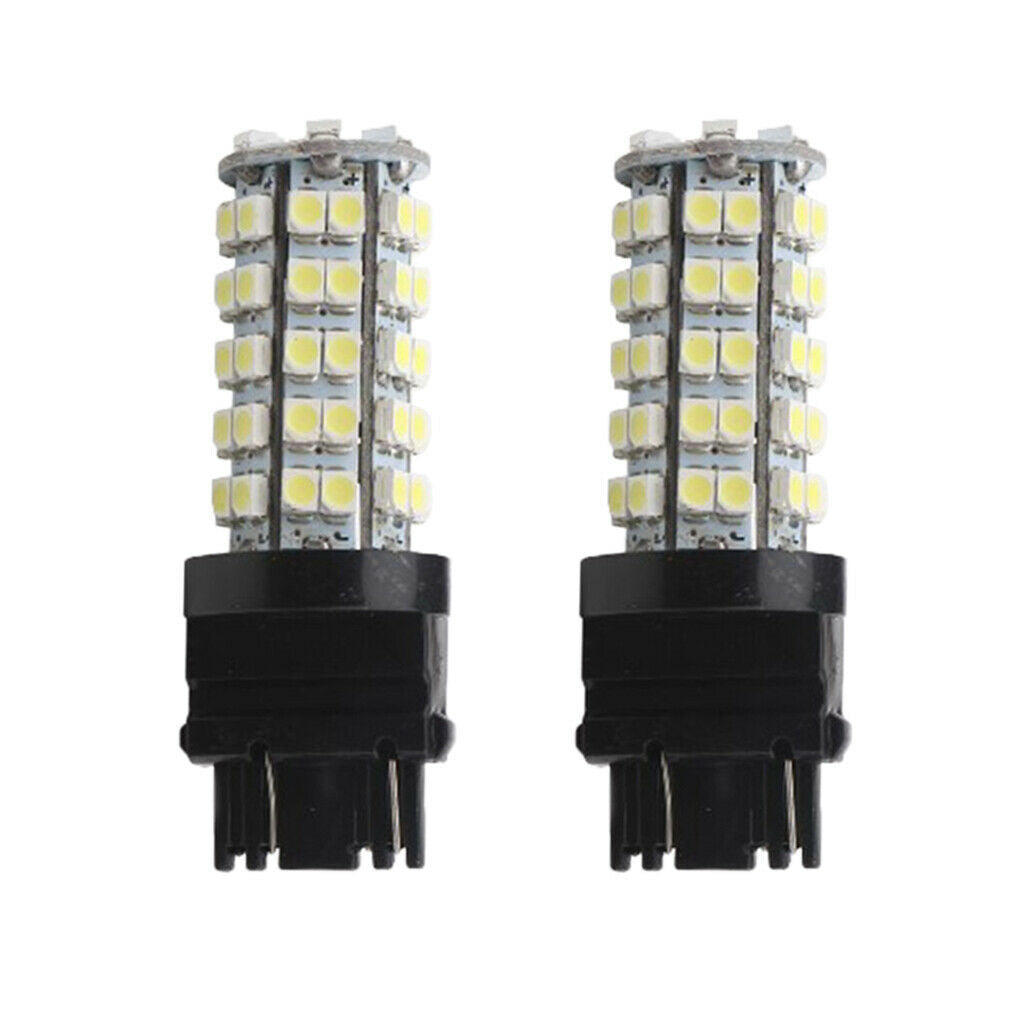2X 3157 1210 68SMD Car Rear Fog Lamp Brake Reversing Turn Signal Light Bulbs