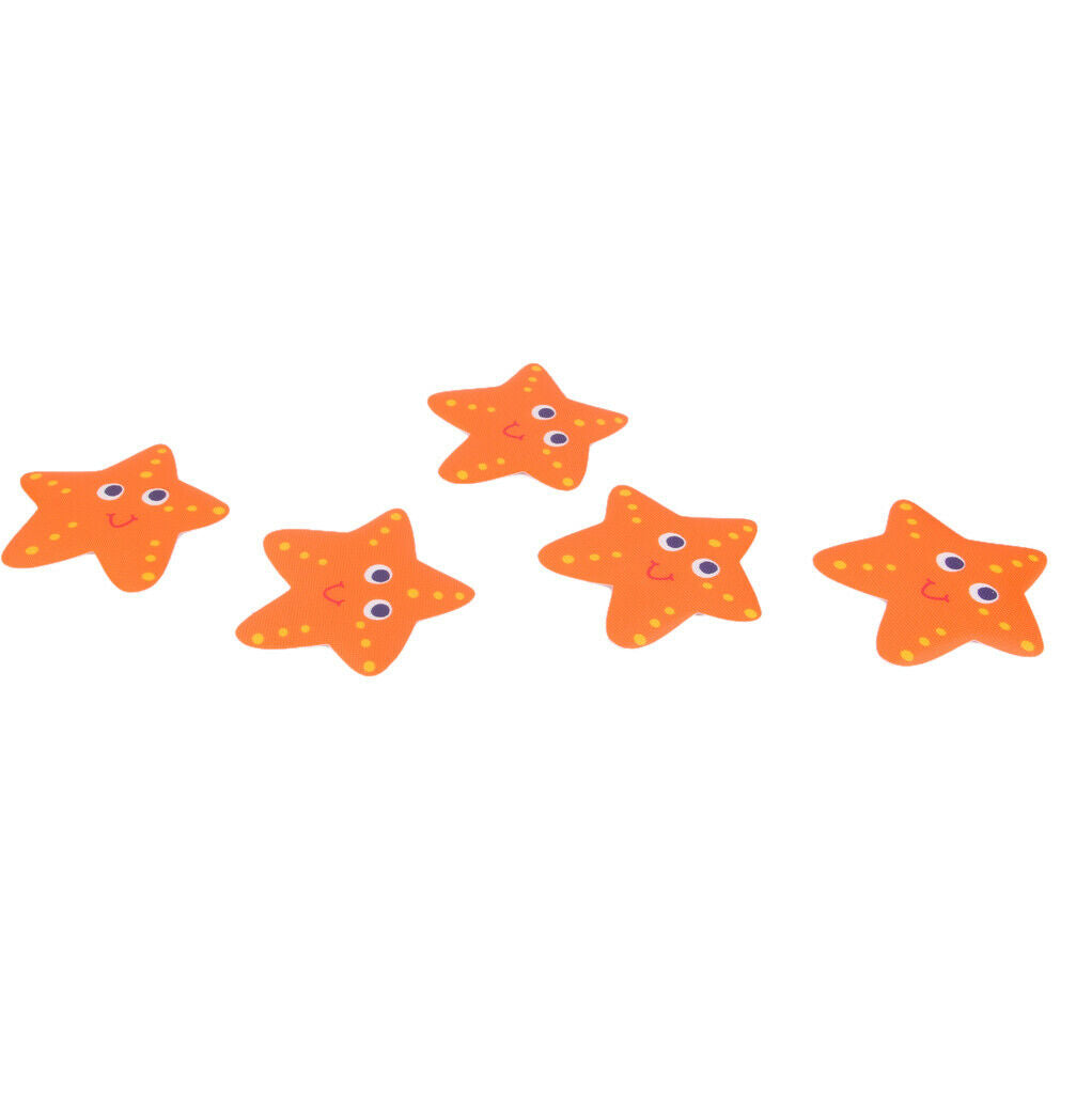 40Pc Starfish Safety Bath Tub Treads Non Slip Applique Stickers Strong Sticky