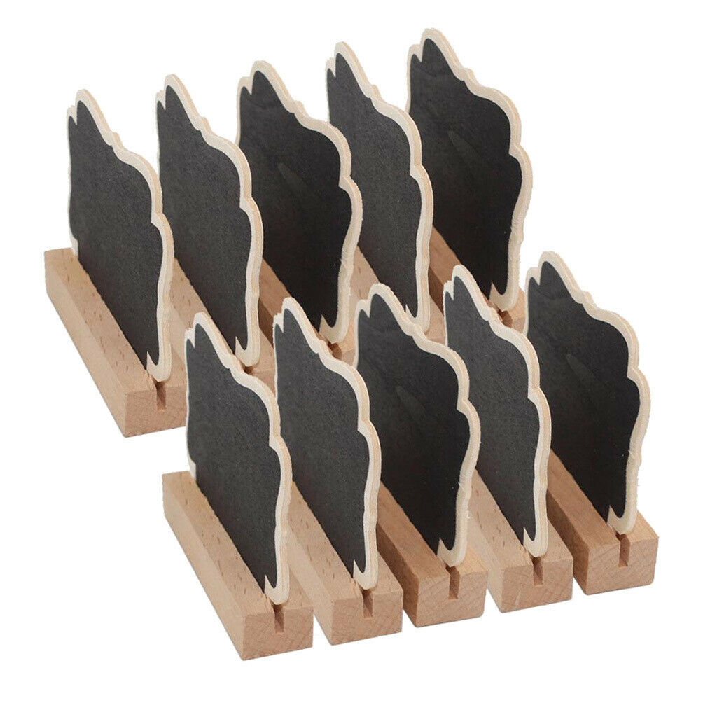 10x Wooden ChalkBoard Board Memo Message Board Note Sign Reminder