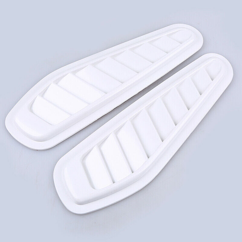 Pair Universal Car SUV Decoration Air Intake Vent Grill Cover Hood Trim