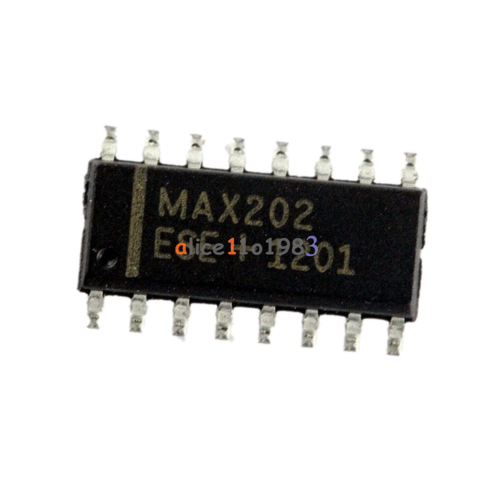 10pcs SMT SMD MAX202 SOP-16 RS232 Double Dual Transceivers 4.5V-5.5V MAX202ESE