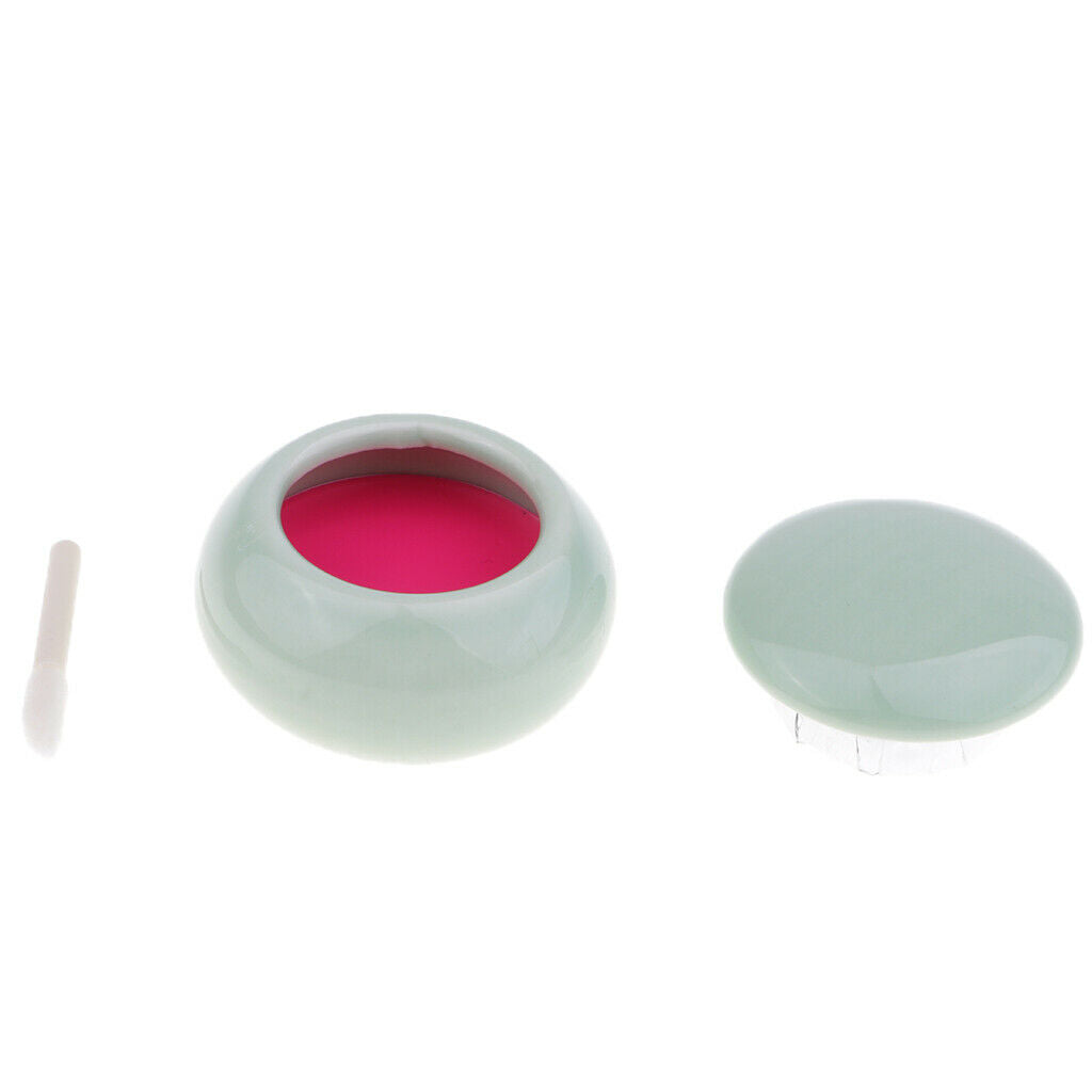 10g Natural Moisturizing Lipstick Lip Makeup Pigment Lip Gloss with Brush Rose