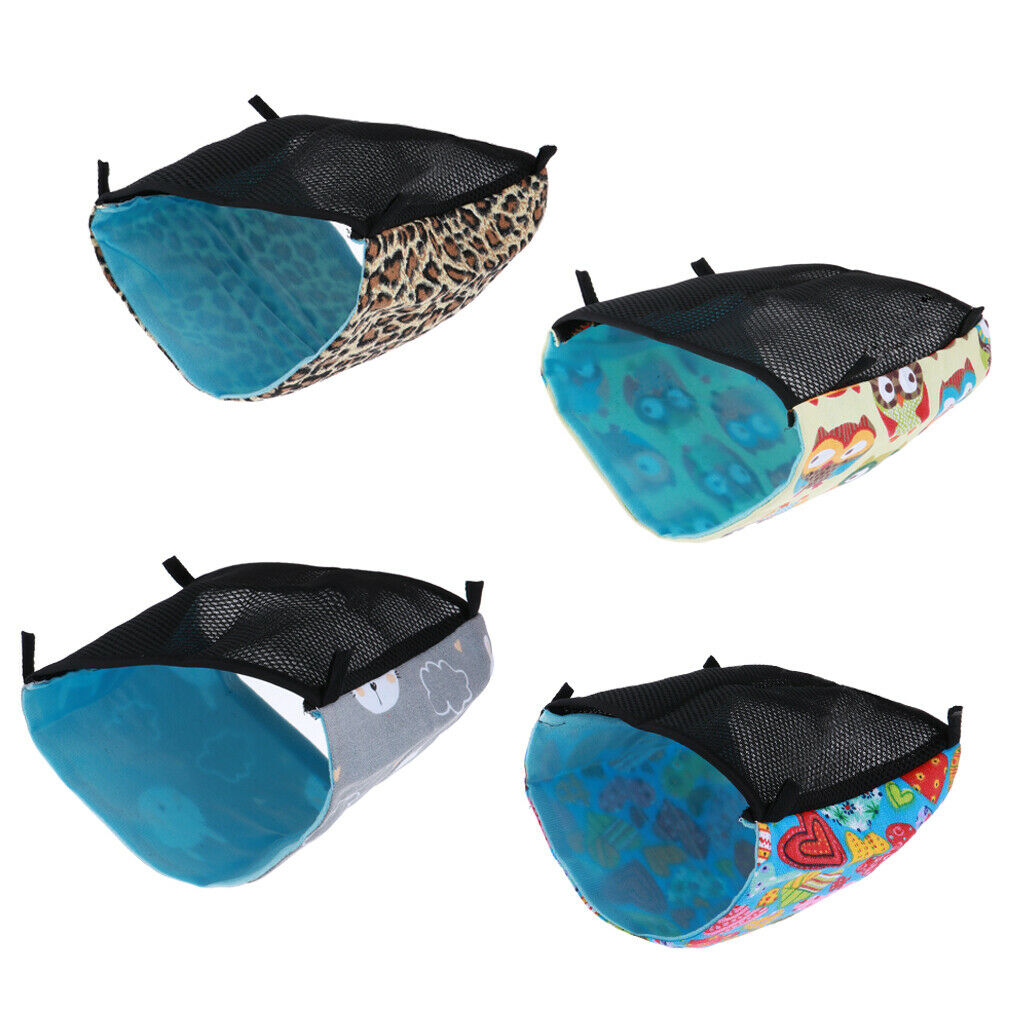 Hamster Hammock Small Animal Play Sleep Hamster Bed Nest Owl Print