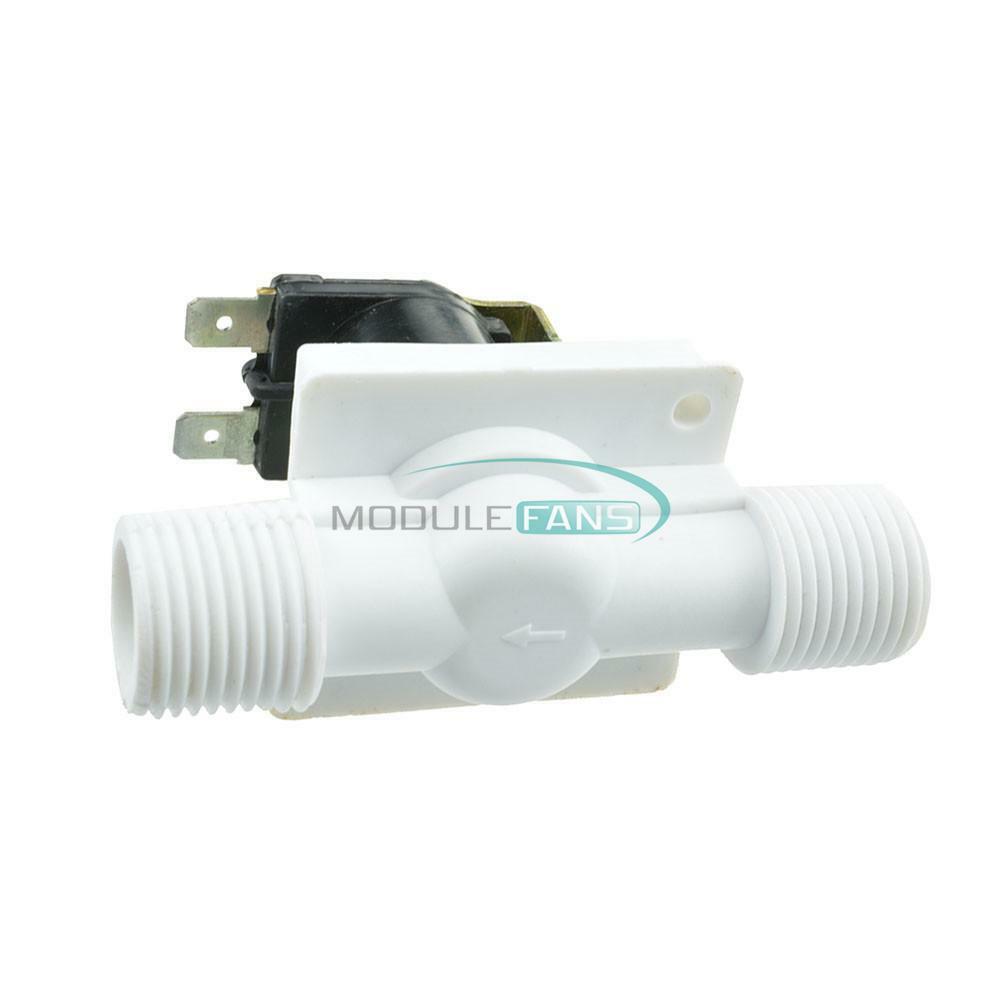 1/2" AC220V N/C Magnetic Electric Solenoid Valve Water Air Inlet Flow Switch New