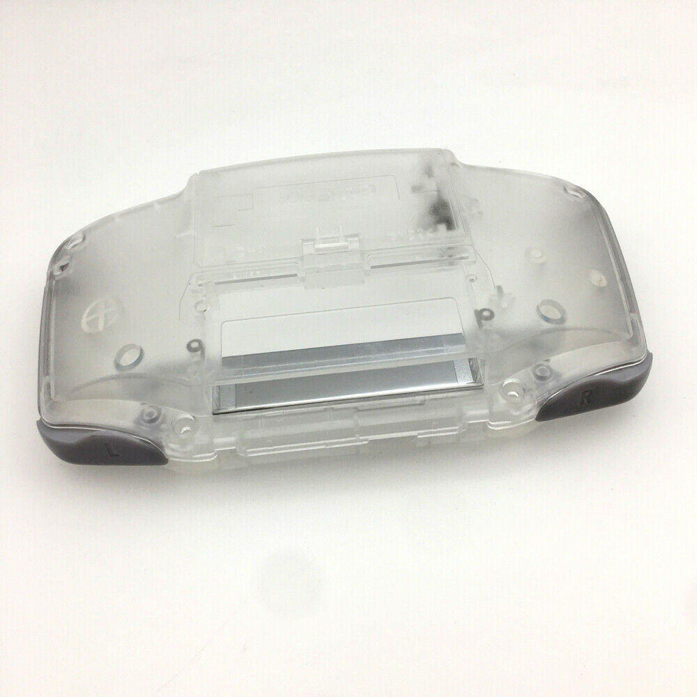 Clear White Housing Shell case Full Mod Repair Parts For Game Boy Advance GBA