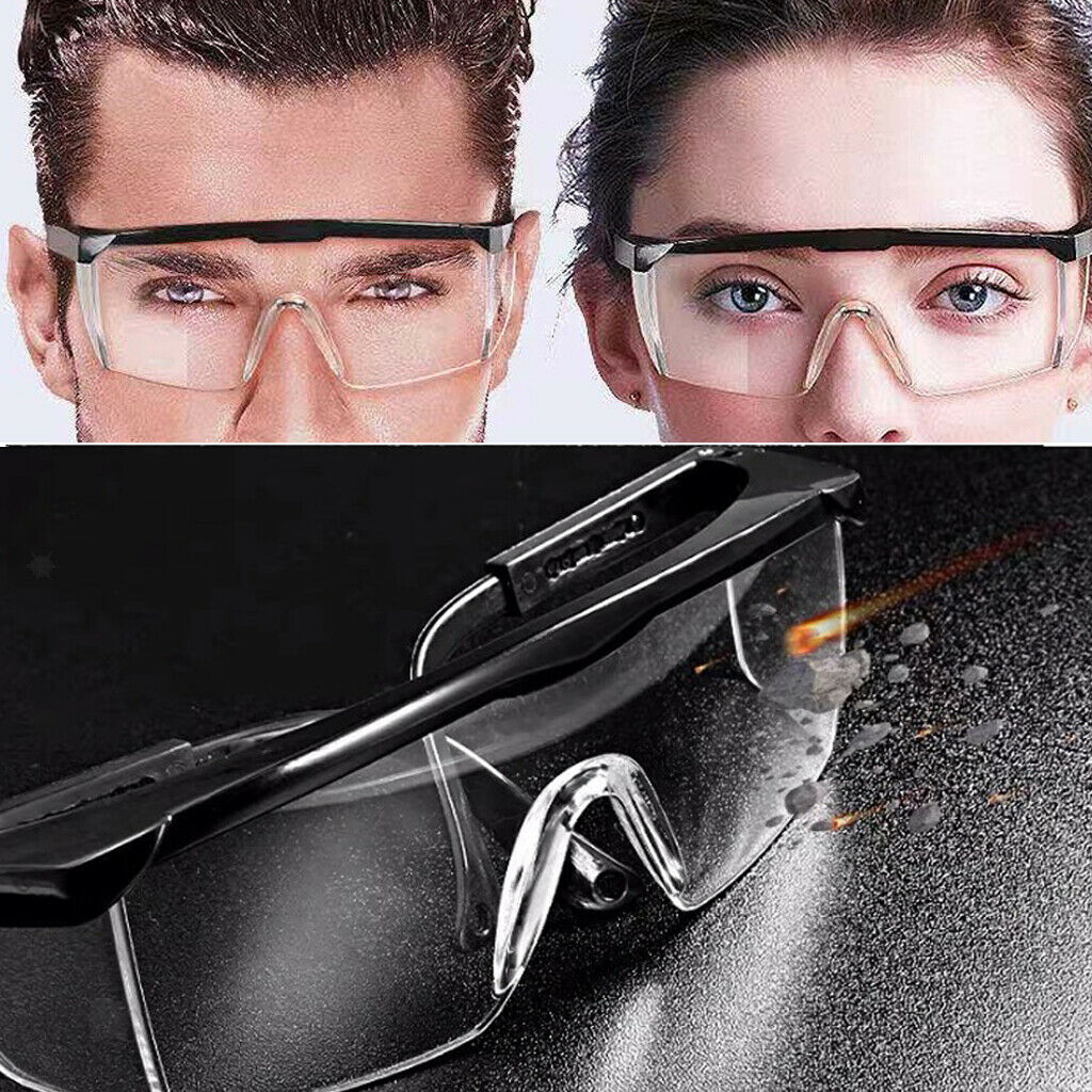 Set of 2 Cycling Goggles Sunglasses Motorcycle Lab Safety Eyewear Eyes Guard