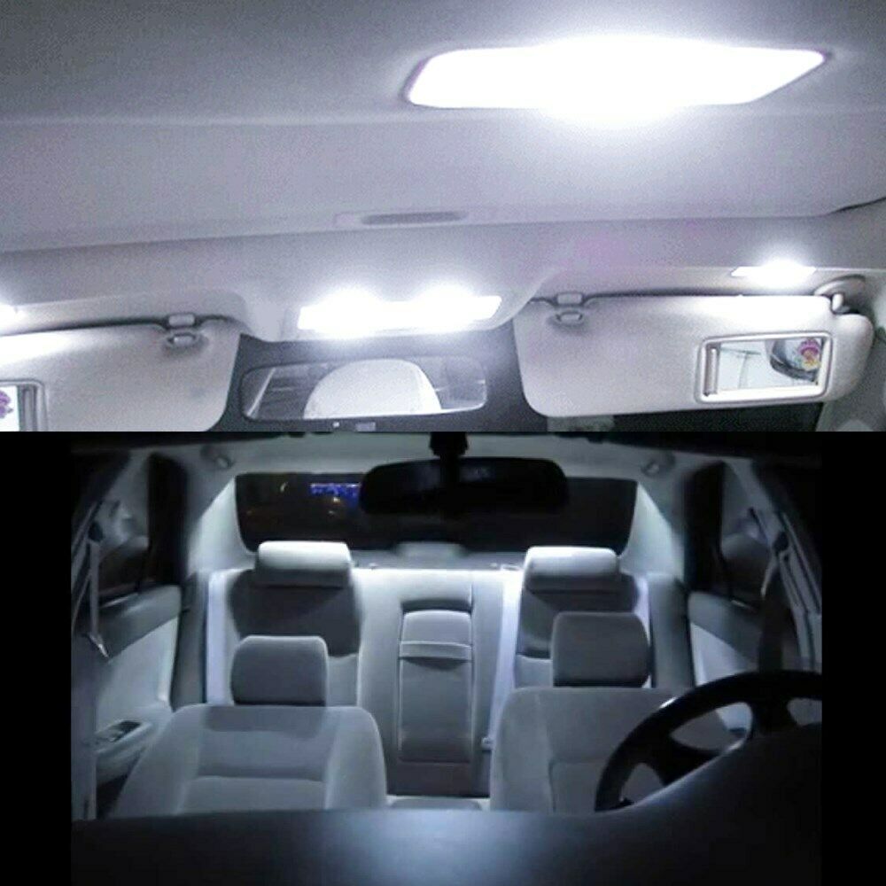 50 PCS Wedge 9-SMD Super White T10 Interior LED Light bulbs W5W 194 168 2825 158