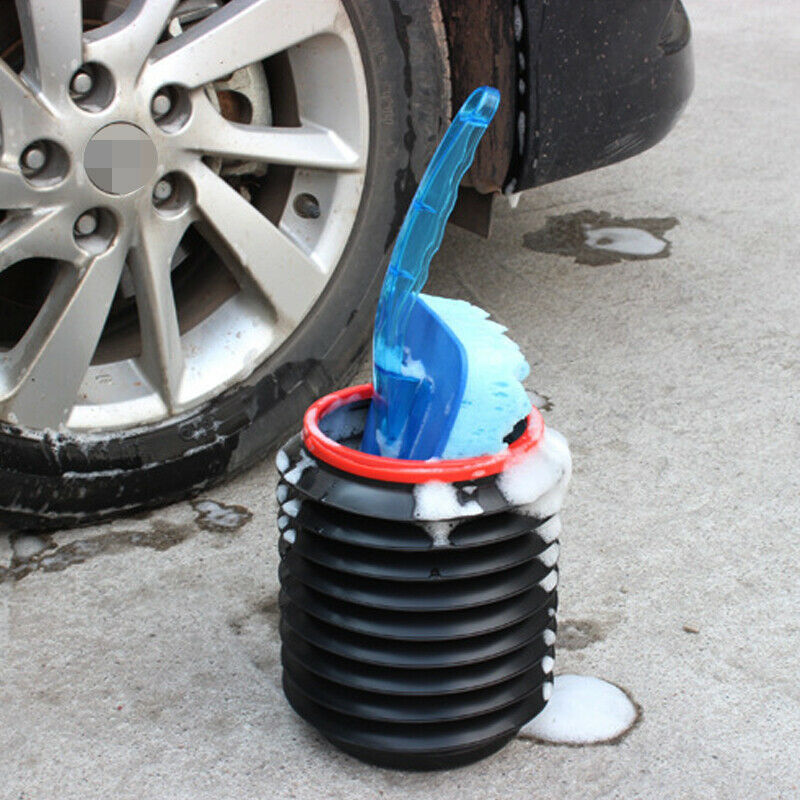 1PC Car Wash Cleaning Triangle Sponge Brush Blue Wave Hand Tool Water Absorption