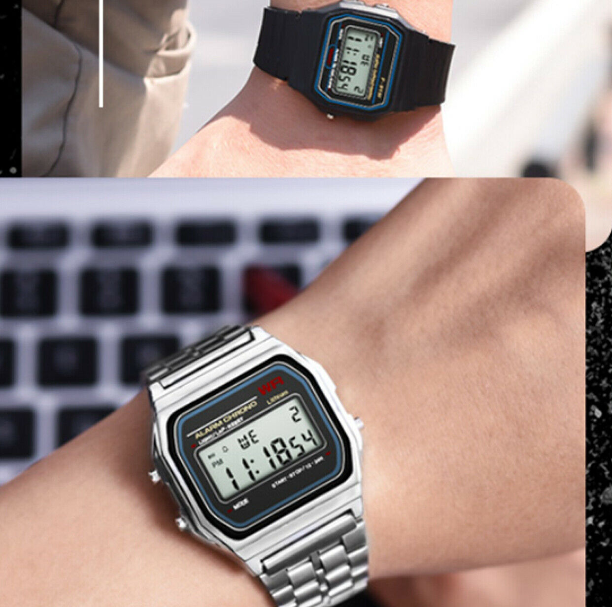 Buy 1 an Get one Free Watch For Man Electronic Digital watches F91W Sports