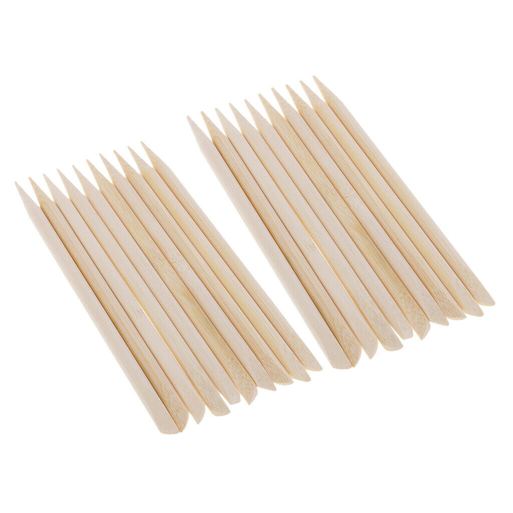 20Pcs Bamboo Wooden Stylus Tools Ideal for DIY Children Scratch Art Surfaces