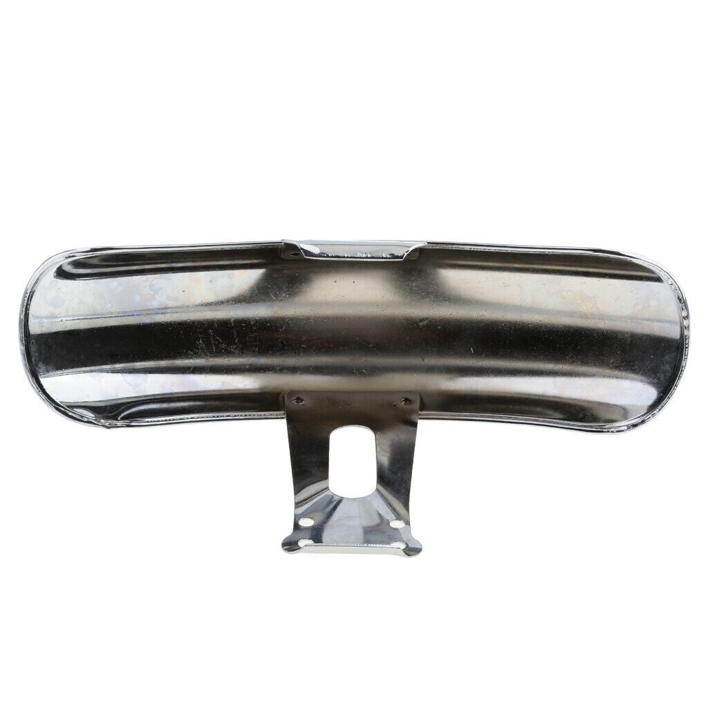 Front Rear  Mudguard Direct Replacement Metal Steel for CG125 Chrome