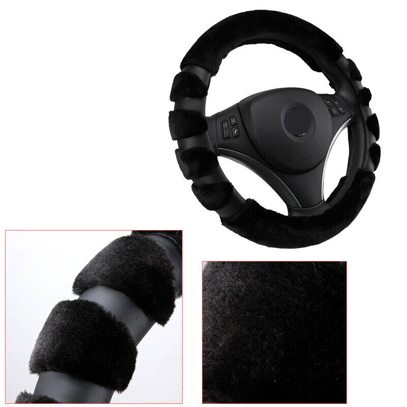 Universal Car Interior Steering Wheel Cover 38CM 15'' Warm & Soft Accessories
