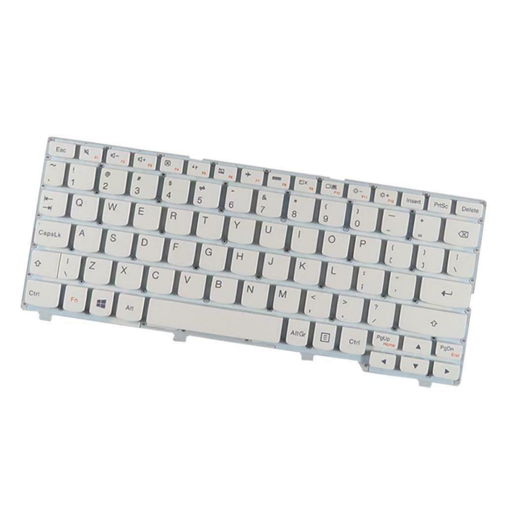 New White Laptop Keyboard FOR Lenovo Ideapad 100S-11IBY US No Frame