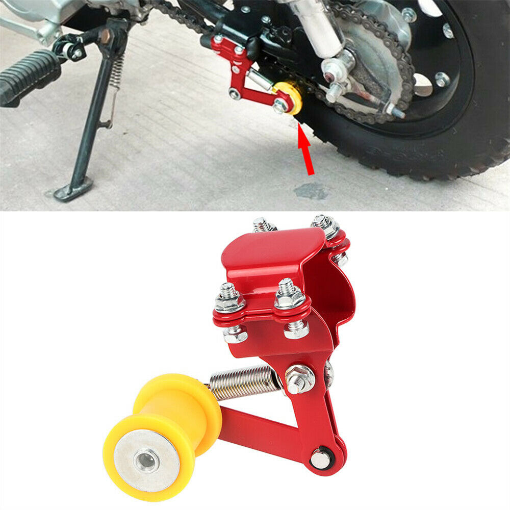 Motorcycle Aluminum Chain Tensioner Bolt on Roller Motocross Chopper Universal