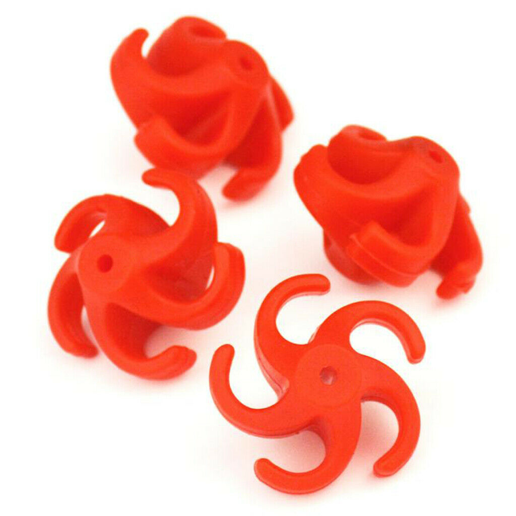 Archery Bow String Stabilizer Vibration Absorber Silencer Dampeners Red
