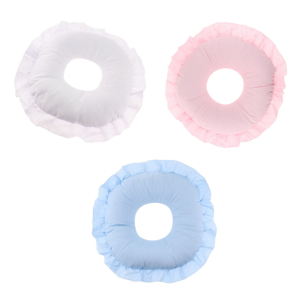 Massage Face Cradle Rest Pillow for SPA Salon, Pack of 3, Soft Cotton Fabric