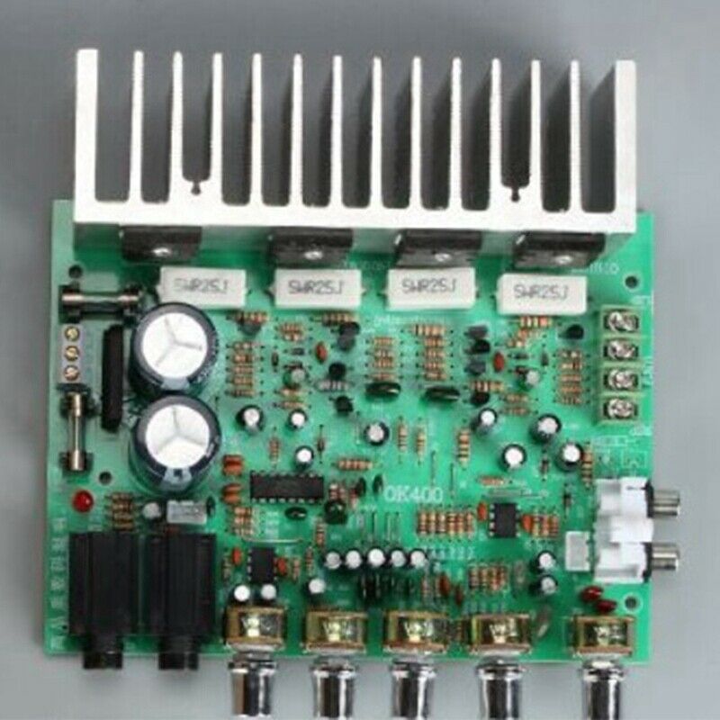 Audio Amplifier Board HIFI Digital Reverb Power Amplifier 250W+250W Audio PreaU3