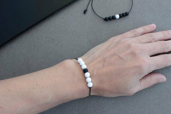 Distance Bracelet Matching Couple Bracelets Long Distance Relationship Couples