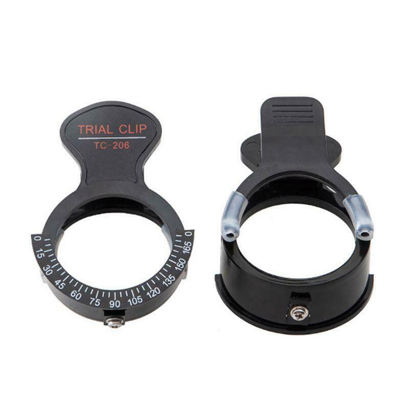 2PCS Trial Frame Clip Lens Frames Optometry Single Eye Optical Test Frame Stand