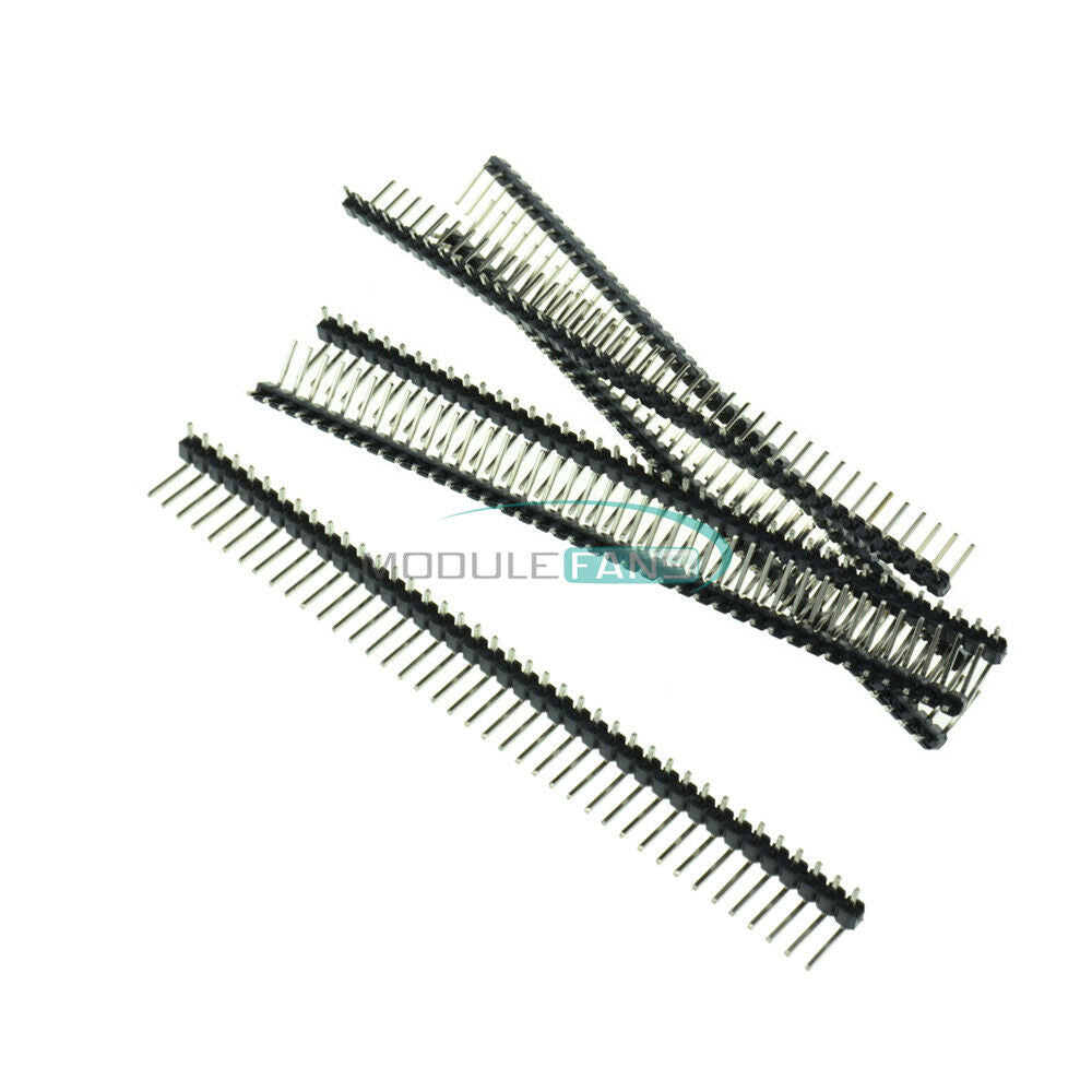 30PCS 2.54mm 40Pin Right Angle Single Row Pin Header PCB For Arduino