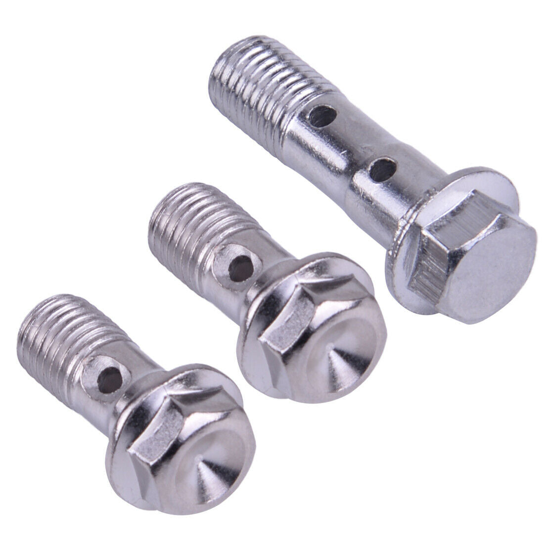 3Pcs/set Motorcycle Brake Banjo Caliper Bolt Master Cylinder 10mm M10 x 1.25 as