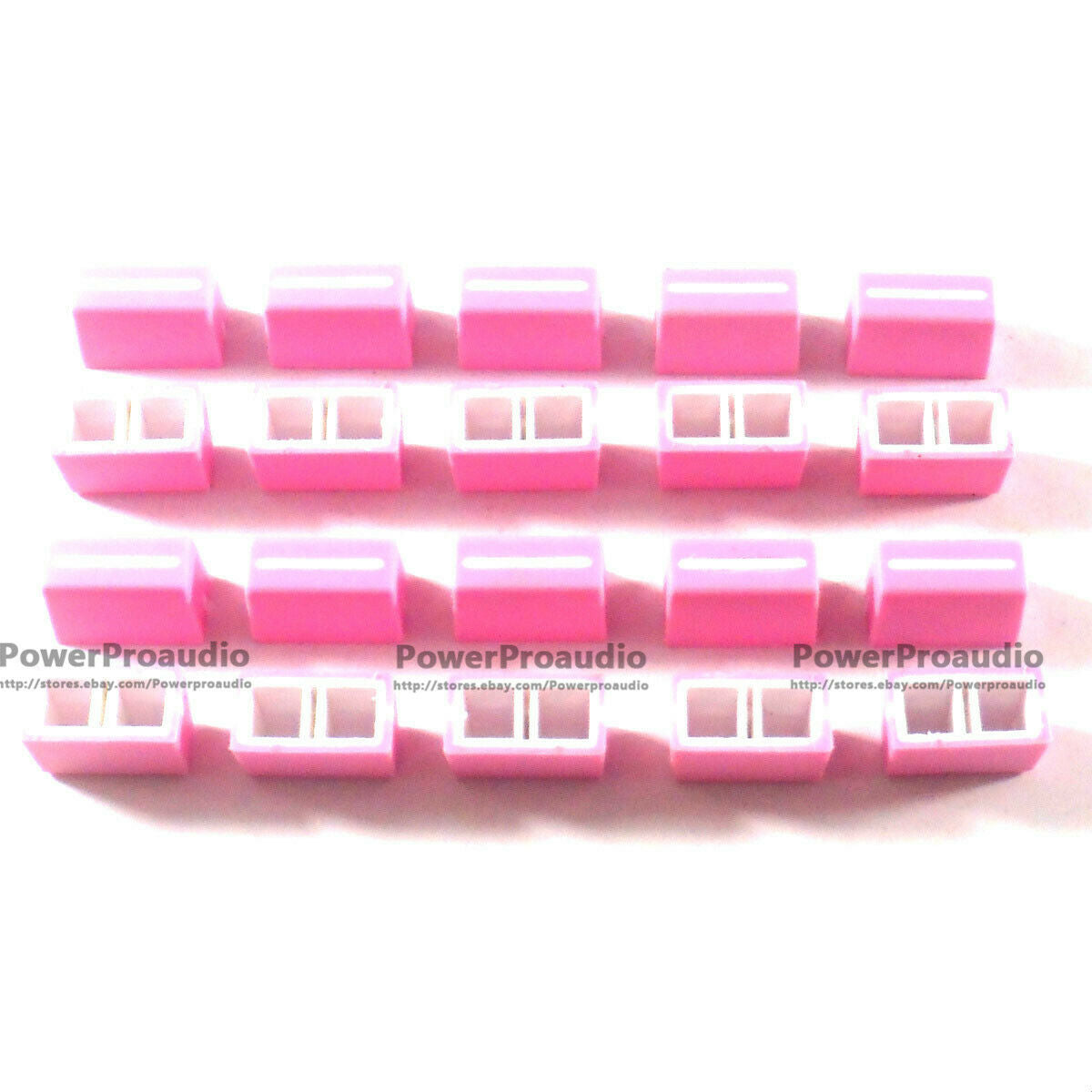 20x Fader Cap Straight Slide Potentiometer Cap For RANE TTM-54 56 57 61 68 Pink