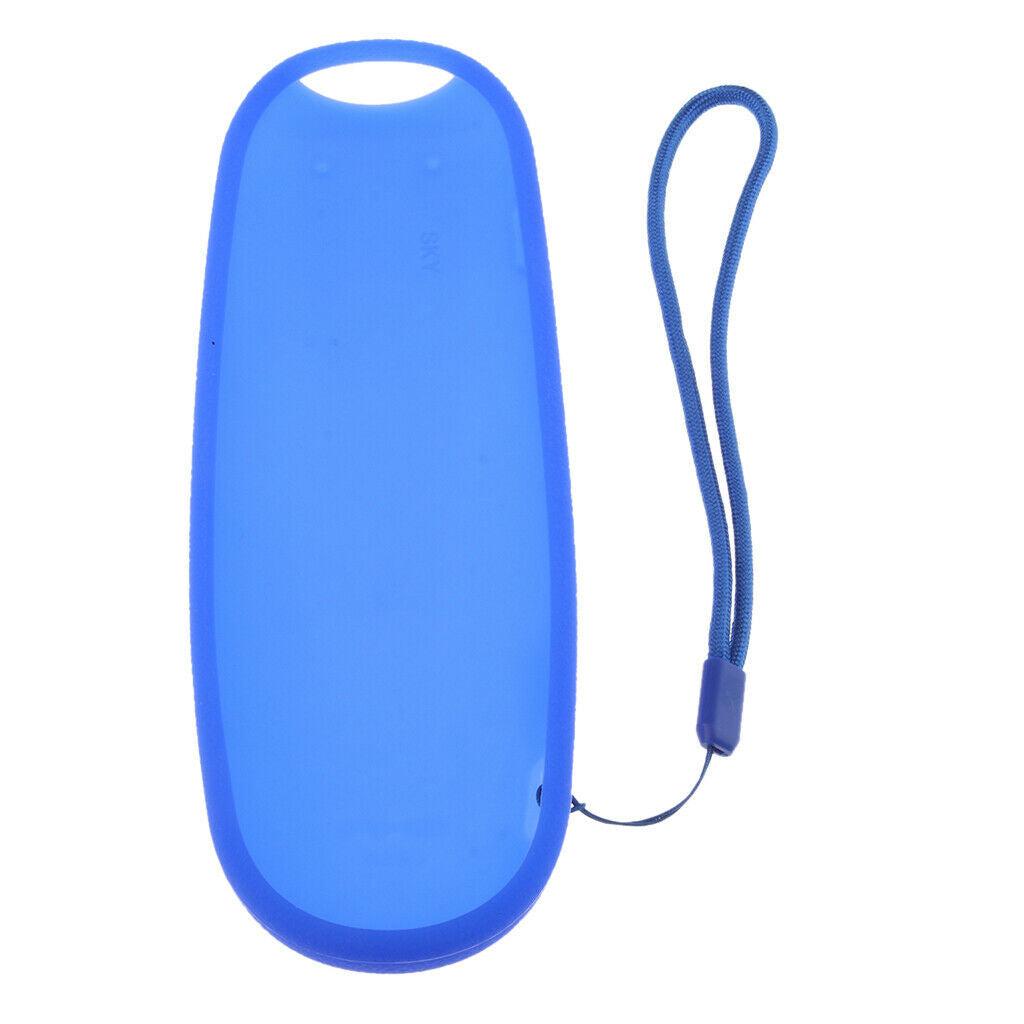 Blue TV Remote Control Silicone Cover Stretchable Protector Dustproof for Sky Q