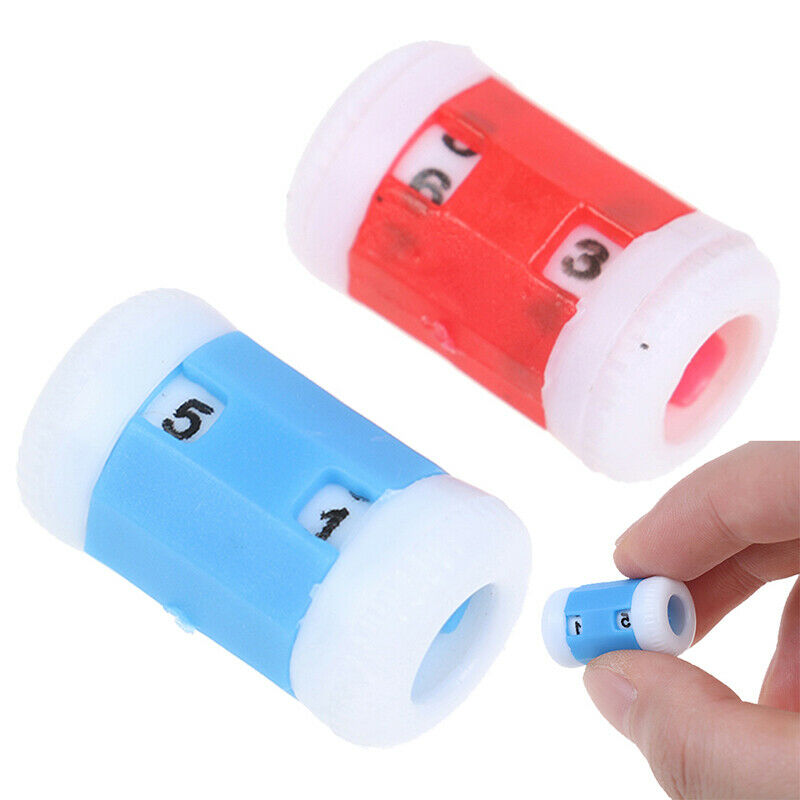 Mini Row Counter Stitch Marker Tally Plastic Knitting Lines Number Calcul.l8