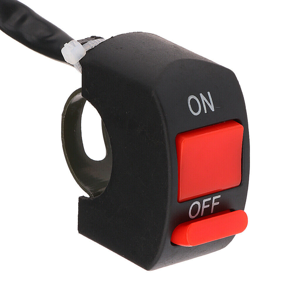 On Off Run Motorcycle Handlebar Switch 12 VOLT 22mm Spot Fog