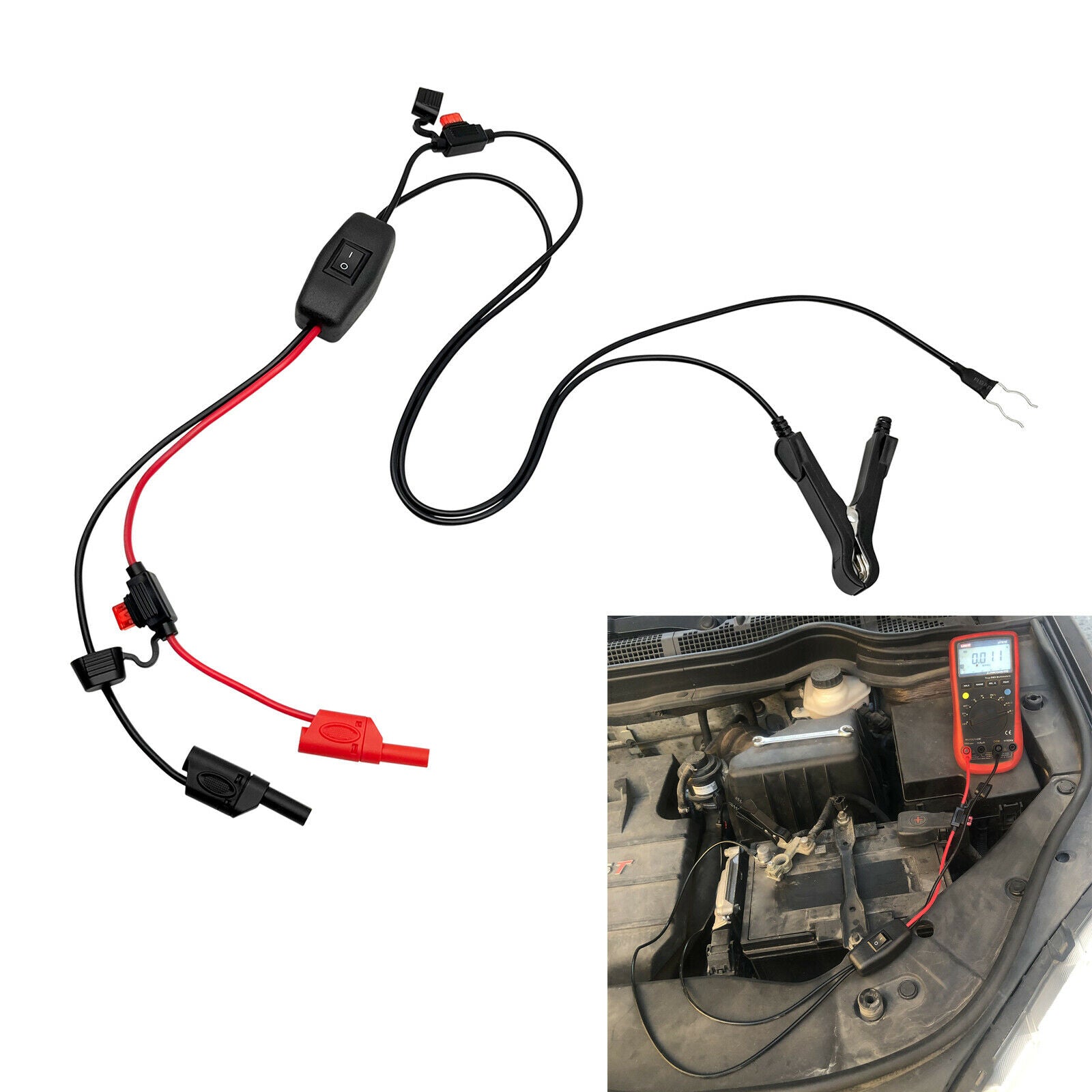 1Pcs New Car Parasitic Drain Tester Current Track Voltage Diagnostic Tool