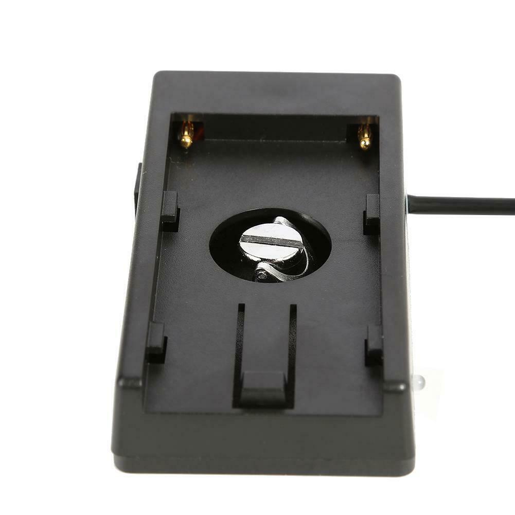 Battery Adapter Buckle Plate w/7.4V DC5.5 2.1mm Plug for Sony NP-F Series @